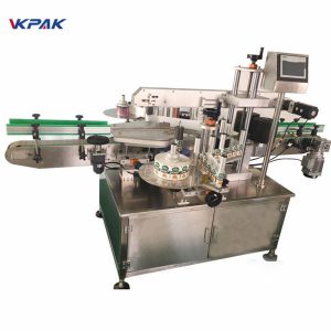 Automatic Wrap Labeling Machine for Round Bottle Front and Back ...